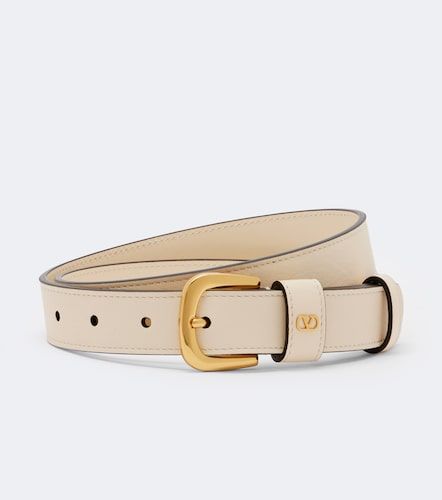 Ceinture VLogo en cuir - Valentino Garavani - Modalova