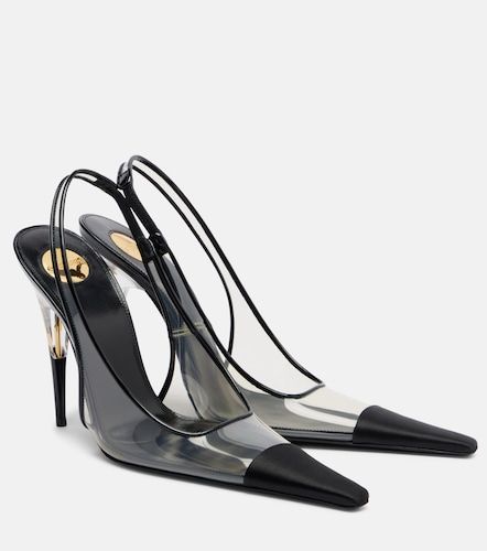 Escarpins slingback Romy à finitions en satin - Saint Laurent - Modalova