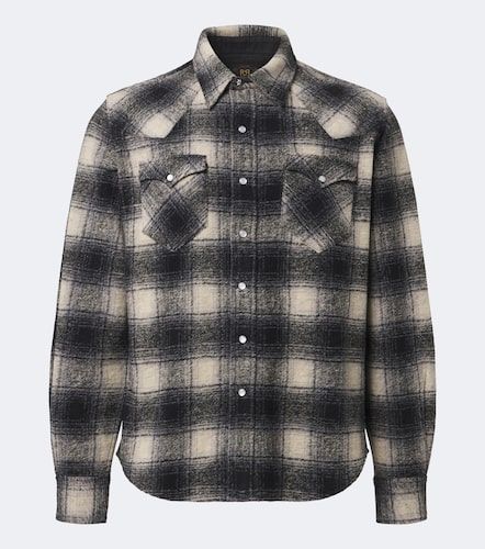 Chemise en laine mélangée à carreaux - RRL - Modalova