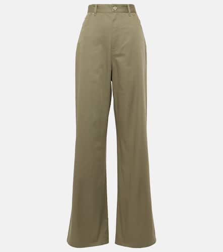 Pantalon ample à taille haute en coton - Loewe - Modalova
