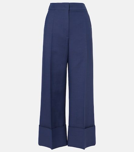 Pantalon ample en Crepe Couture - Valentino Garavani - Modalova