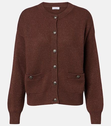 Cardigan en cachemire mélangé - Brunello Cucinelli - Modalova