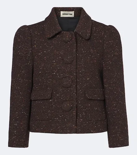 Veste courte en laine mélangée - Shushu/Tong - Modalova