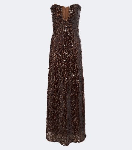 Robe longue bustier Opaline à sequins - Christopher Esber - Modalova
