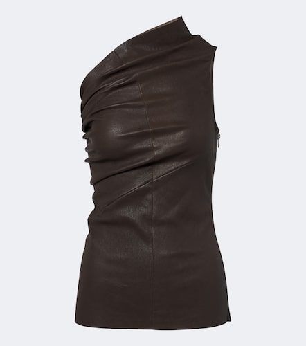 Top Athena en cuir et coton - Rick Owens - Modalova
