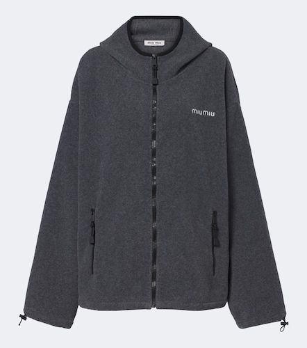 Miu Miu Veste oversize à capuche - Miu Miu - Modalova