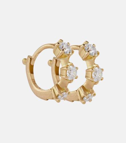 Boucles d’oreilles Kismet en or 18 ct et diamants - Jade Trau - Modalova