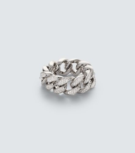 Bague Flat Link en or 18 ct et diamants - Shay Jewelry - Modalova