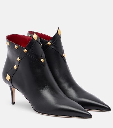 Bottines en cuir à clous - Valentino Garavani - Modalova