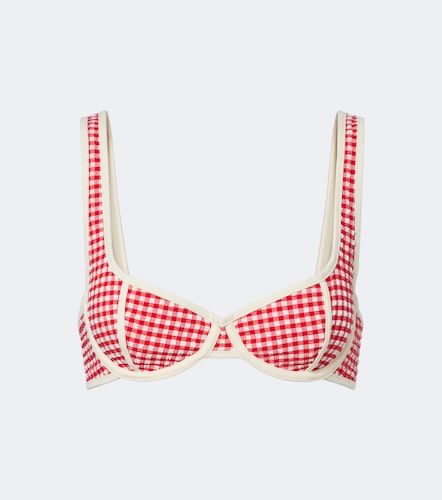 Haut de bikini Romy à carreaux vichy - Montce - Modalova