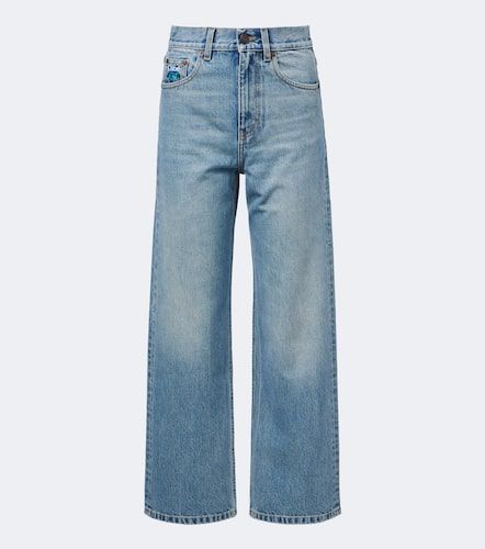 Chloé Jean straight à broderies - Chloe - Modalova