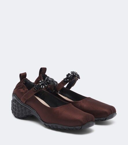 Ballerines Mary Jane Turbo en satin - Simone Rocha - Modalova
