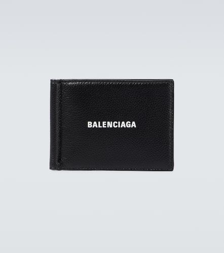 Portefeuille Cash en cuir à logo - Balenciaga - Modalova