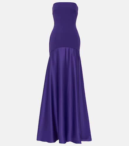 Robe longue Alessandra en satin - Solace London - Modalova