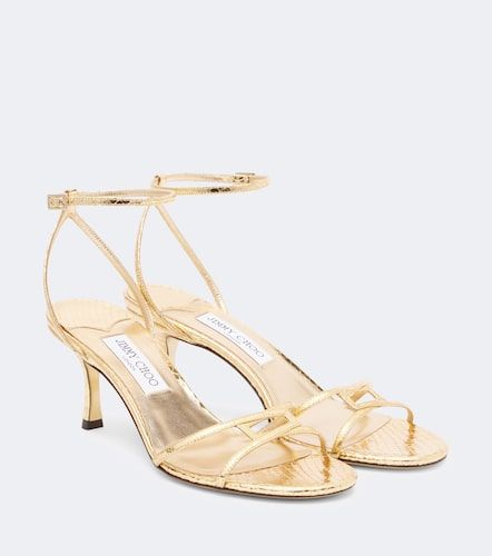 Sandales 1998 Leo 65 en cuir métallisé - Jimmy Choo - Modalova