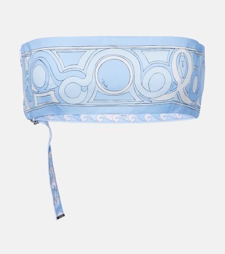 Top bandeau en coton à imprimé - Pucci - Modalova