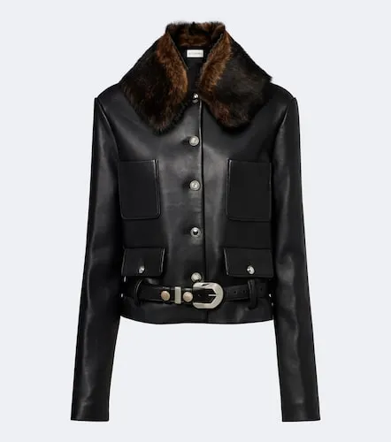 Veste courte Simons en cuir - Altuzarra - Modalova
