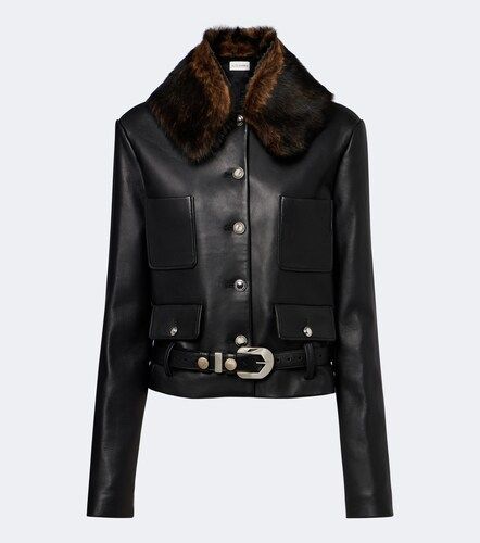 Veste courte Simons en cuir - Altuzarra - Modalova