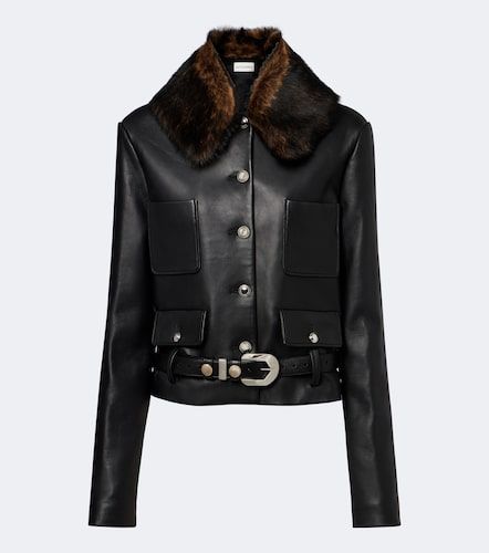 Veste courte Simons en cuir - Altuzarra - Modalova