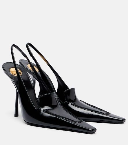Escarpins slingback Voltaire en cuir verni - Saint Laurent - Modalova