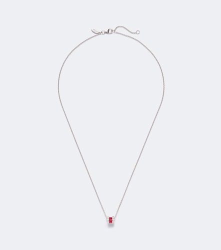 Collier Baguette Love en or blanc 18 ct, rubis et diamants - Bucherer Fine Jewellery - Modalova