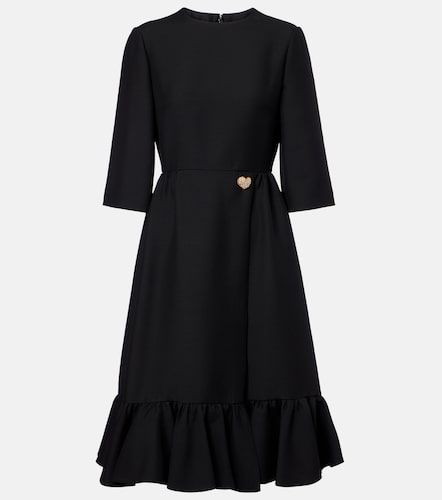 Robe midi en Crêpe Couture - Valentino Garavani - Modalova