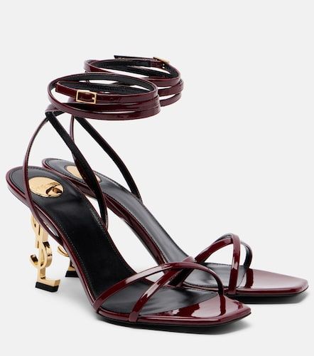 Sandales Opyum 85 en cuir verni - Saint Laurent - Modalova