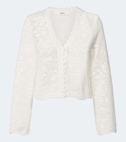 Chloé T-shirt Double G en soie mélangée - Chloe - Modalova