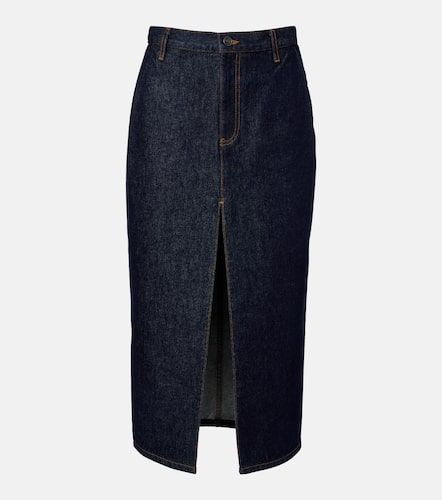 Khaite Jupe midi Anden en denim - Khaite - Modalova