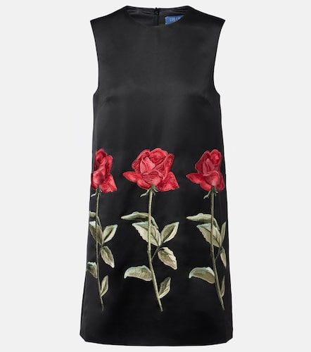Robe Yvonne brodée à fleurs - Leo Lin - Modalova