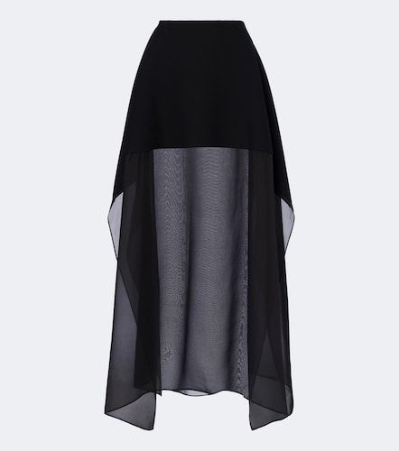 Jupe longue à finitions en soie - Sportmax - Modalova