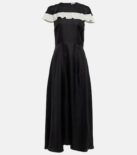 Robe midi en satin de soie - REDValentino - Modalova