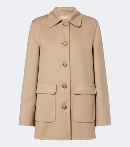 Veste VLogo en laine et cachemire - Valentino Garavani - Modalova
