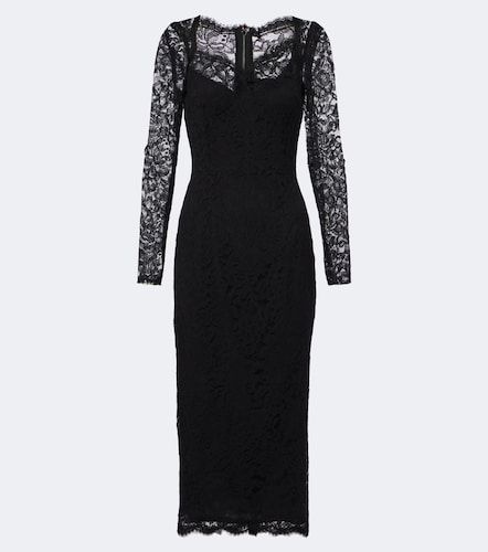 Dolce&Gabbana Robe midi en dentelle - Dolce&Gabbana - Modalova