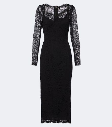 Dolce&Gabbana Robe midi en dentelle - Dolce&Gabbana - Modalova