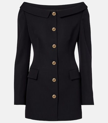 Versace Veste en laine vierge - Versace - Modalova
