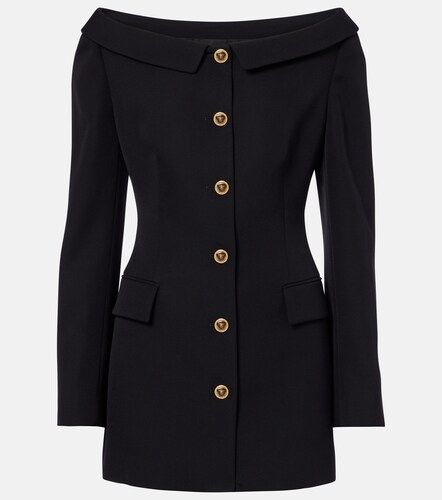 Versace Veste en laine vierge - Versace - Modalova