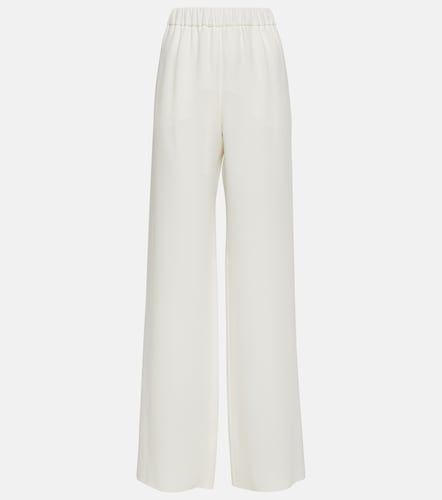Pantalon ample à taille haute en soie - Valentino Garavani - Modalova