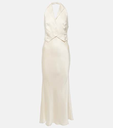 Robe midi de mariée Estella en soie - Rixo - Modalova