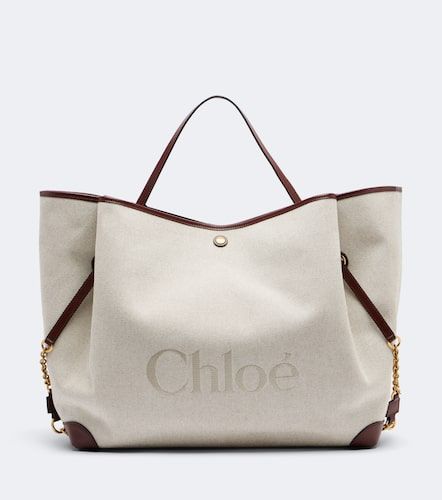 Chloé Cabas Chloé Clover en toile et cuir - Chloe - Modalova