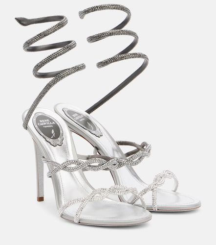 Sandales Cleo en satin à ornements - Rene Caovilla - Modalova