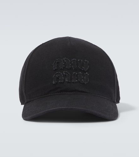 Miu Miu Casquette en denim - Miu Miu - Modalova