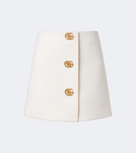 Gucci Mini-jupe Double G en laine - Gucci - Modalova