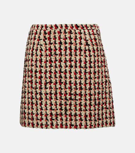 Mini-jupe en tweed de laine mélangée - Etro - Modalova
