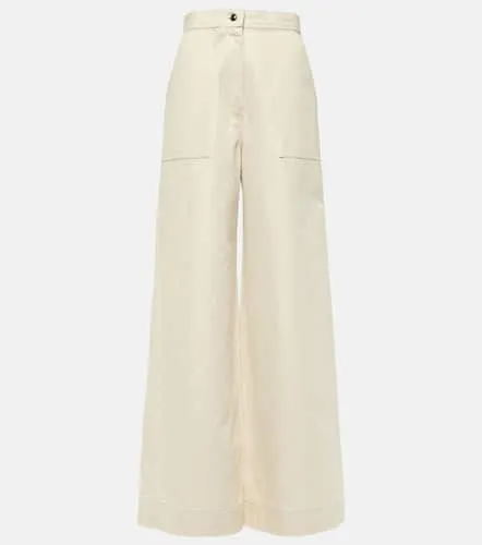 Pantalon ample Oboli en coton et lin - Max Mara - Modalova