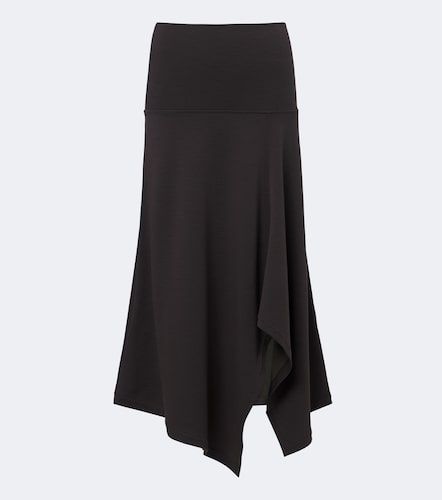 Jupe midi asymétrique en laine mélangée - Lemaire - Modalova