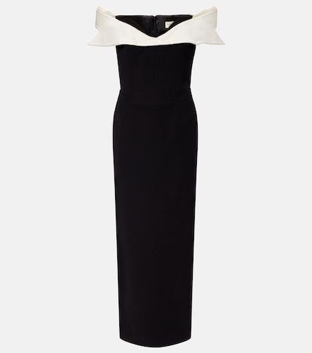Robe midi Jacqueline à encolure bardot - The New Arrivals Ilkyaz Ozel - Modalova