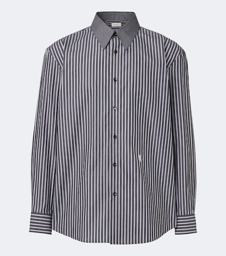 Chemise en popeline de coton à rayures - Saint Laurent - Modalova