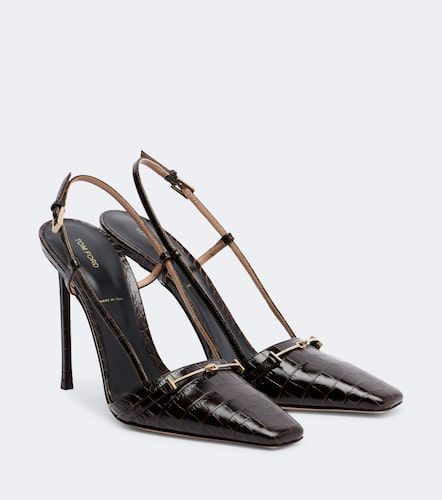 Escarpins slingback en cuir - Tom Ford - Modalova