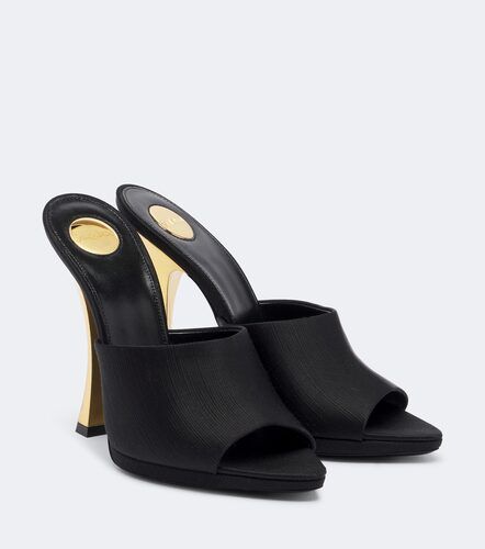 Saint Laurent Mules Leon en satin - Saint Laurent - Modalova